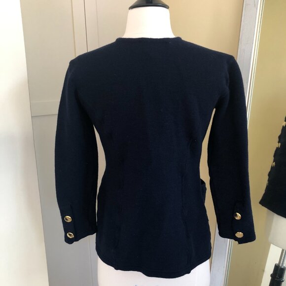 Vintage Adrienne Vittadini Wool Cardigan Sweater Medium - Picture 4 of 9